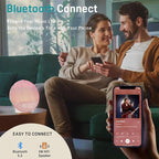 Wake up Light Sunrise Alarm Clock White Noise Sound Machine BT Speaker Color Night Light for Bedroom Ideal Gift