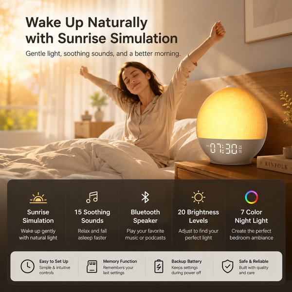 AuraRise™ Sunrise Alarm Clock