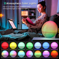 Wake up Light Sunrise Alarm Clock White Noise Sound Machine BT Speaker Color Night Light for Bedroom Ideal Gift